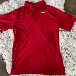 Nike Dri-Fit Boys Red Polo size Small